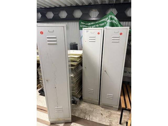 3x lockers, grijs - afbeelding 1 van  1