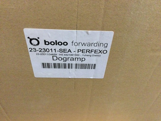 3x loopplanken voor hond bolooo, bruin/zwart - afbeelding 2 van  3