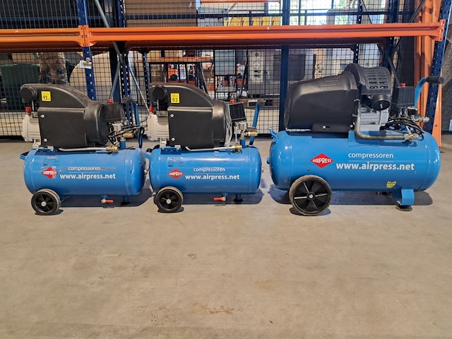 3x luchtcompressor, airpress, hl310-25, hl425-50 - afbeelding 1 van  16