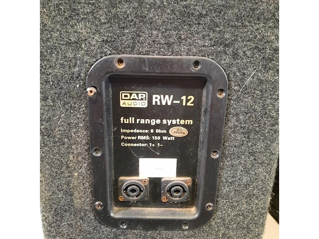 3x luidspreker, dap audio, o.a. rw-12 - afbeelding 6 van  9