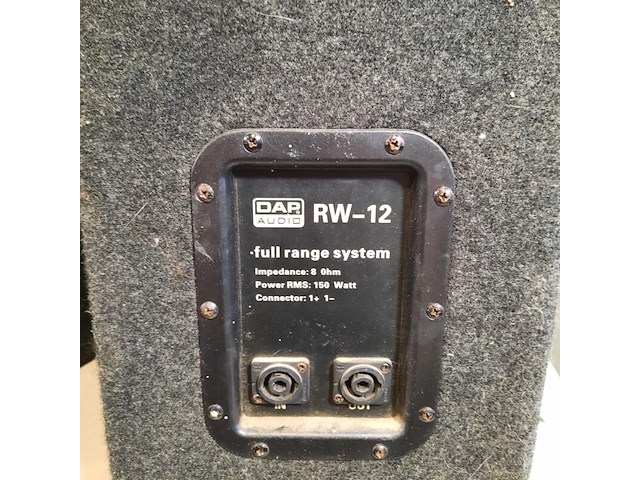 3x luidspreker, dap audio, o.a. rw-12 - afbeelding 8 van  9