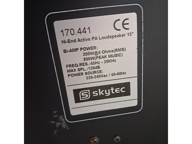 3x luidspreker, o.a. challenger, skytec - afbeelding 8 van  19