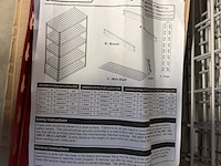 3x magazijnstelling 1000 kg sandusky - afbeelding 4 van  6