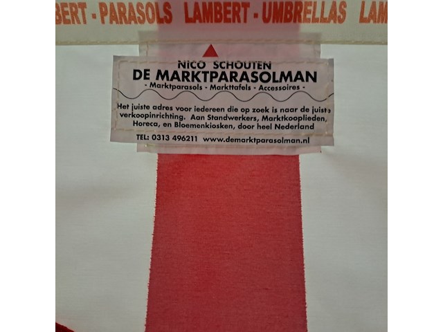 3x marktparasol & inklapbare tafels - afbeelding 9 van  21