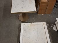 3x marmeren blad, vierkant - afbeelding 1 van  5