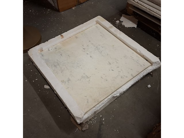 3x marmeren blad, vierkant - afbeelding 2 van  5