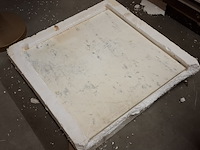 3x marmeren blad, vierkant - afbeelding 2 van  5