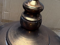 3x mega grote metalen kerstballen, paardekooper, red copper - afbeelding 11 van  11