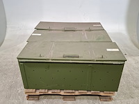 3x metalen transportkist