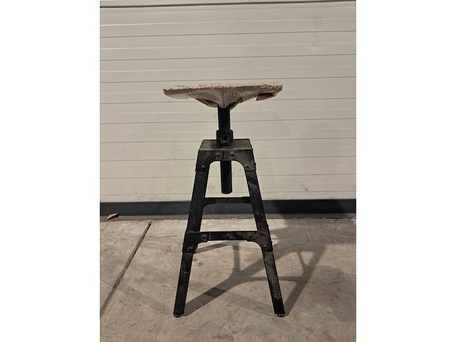 3x metalen zwarte tafelpoten zonder blad - afbeelding 3 van  6