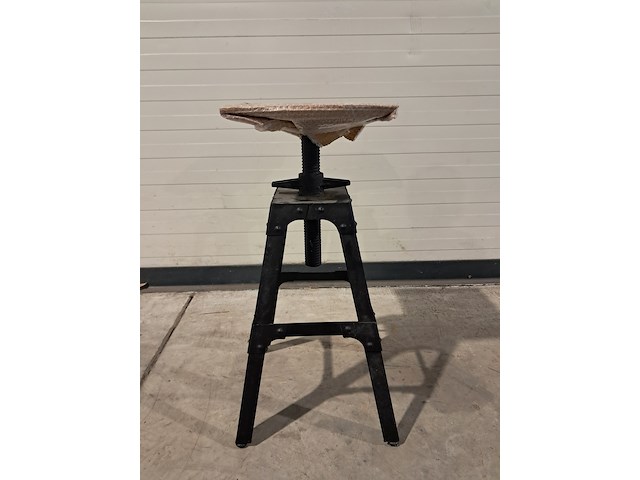 3x metalen zwarte tafelpoten zonder blad - afbeelding 4 van  6