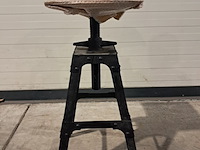 3x metalen zwarte tafelpoten zonder blad - afbeelding 4 van  6