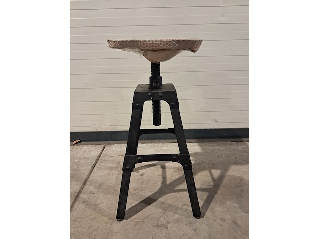 3x metalen zwarte tafelpoten zonder blad - afbeelding 5 van  6