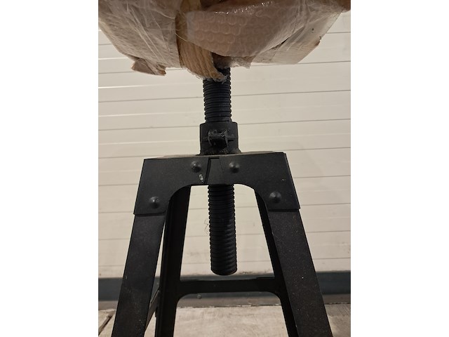 3x metalen zwarte tafelpoten zonder blad - afbeelding 6 van  6