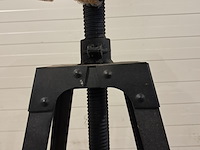 3x metalen zwarte tafelpoten zonder blad - afbeelding 6 van  6