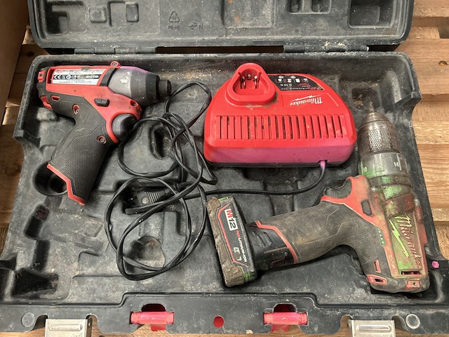 3x milwaukee gereedschap in koffer - afbeelding 5 van  12