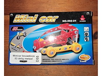 3x minicar bouwdoos vanaf 6 jaar