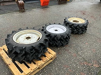 3x minitractor achterwielen set 8.3-24 - afbeelding 1 van  8