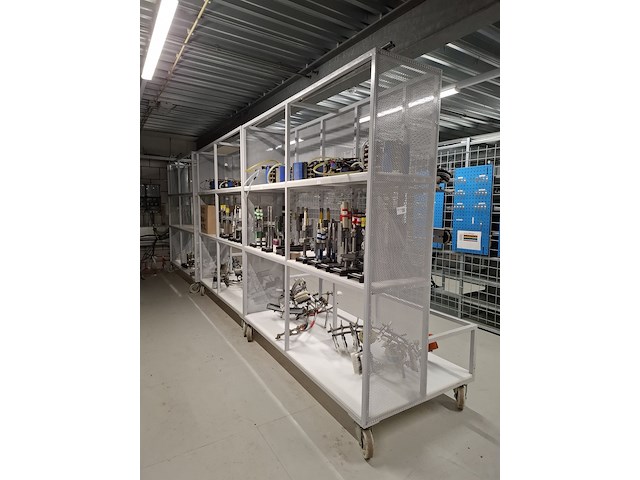 3x mobiele magazijnstelling - afbeelding 2 van  7