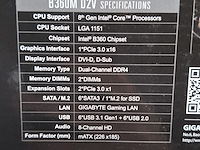 3x moederbord, gigabye, b360m-d2v intel lga1151 ddr4 - afbeelding 11 van  13