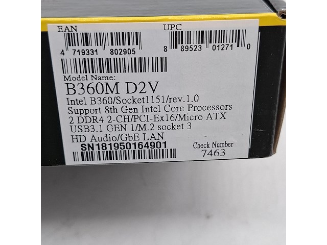 3x moederbord, gigabye, b360m-d2v intel lga1151 ddr4 - afbeelding 8 van  13