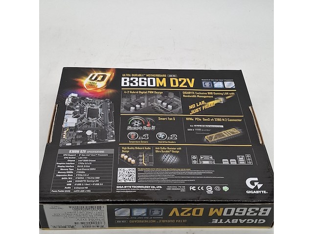 3x moederbord, gigabye, b360m-d2v intel lga1151 ddr4 - afbeelding 10 van  13