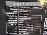 3x moederbord, gigabye, b360m-d2v intel lga1151 ddr4 - afbeelding 11 van  13