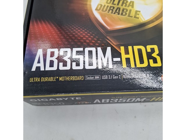 3x moederbord, gigabyte, ab350m-hd3 amd am4 b350 ddr4 - afbeelding 4 van  10