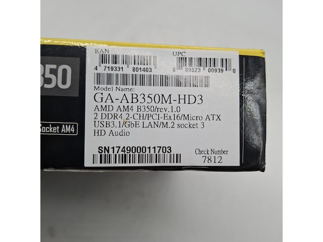 3x moederbord, gigabyte, ab350m-hd3 amd am4 b350 ddr4 - afbeelding 6 van  10