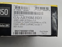 3x moederbord, gigabyte, ab350m-hd3 amd am4 b350 ddr4 - afbeelding 6 van  10