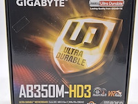 3x moederbord, gigabyte, ab350m-hd3 amd am4 b350 ddr4 - afbeelding 3 van  10