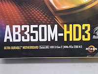 3x moederbord, gigabyte, ab350m-hd3 amd am4 b350 ddr4 - afbeelding 4 van  10