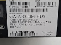 3x moederbord, gigabyte, ab350m-hd3 amd am4 b350 ddr4 - afbeelding 6 van  10