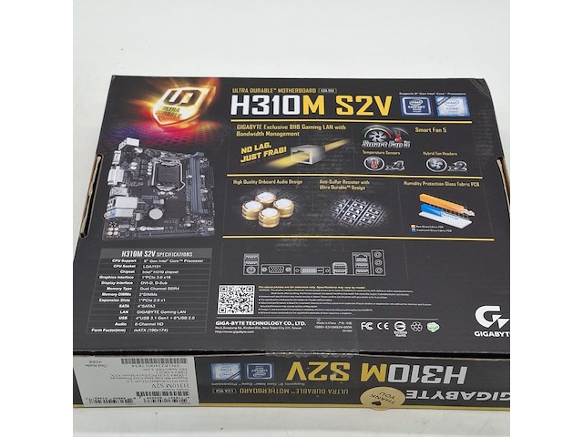 3x moederbord, gigabyte, h310m-s2v intel lga 1151 ddr4 - afbeelding 6 van  10