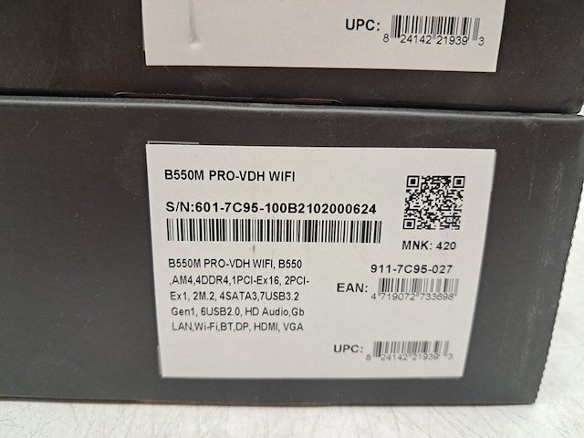 3x moederbord, msi, b550 pro-vdh amd - afbeelding 2 van  11