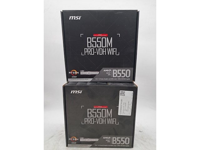 3x moederbord, msi, b550 pro-vdh amd - afbeelding 1 van  11