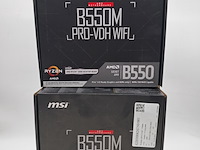 3x moederbord, msi, b550 pro-vdh amd - afbeelding 1 van  11