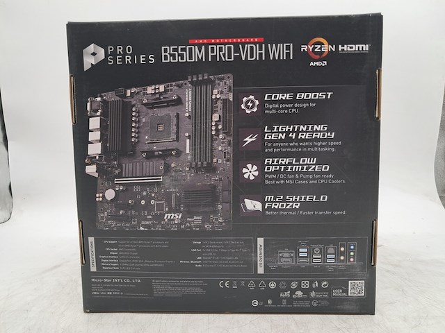 3x moederbord, msi, b550 pro-vdh amd - afbeelding 7 van  11