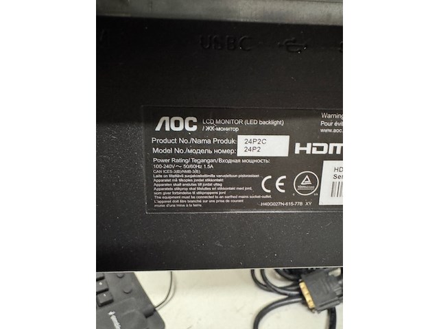 3x monitor en diverse toetsenborden o.a. lg en dell, 27ul600 en - afbeelding 3 van  9