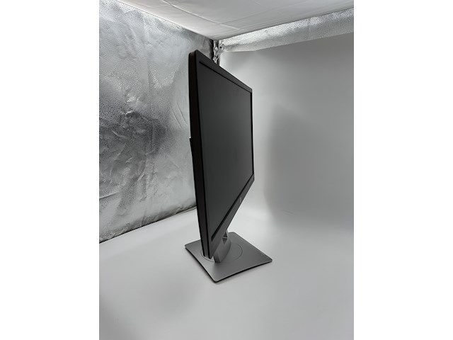 3x monitor (full hd / qhd mix), hp, 1x hp e240 & 2x hp24mq, zwart, 2016-2020 - afbeelding 3 van  13