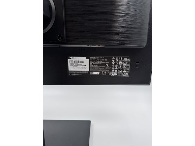 3x monitor (full hd / qhd mix), hp, 1x hp e240 & 2x hp24mq, zwart, 2016-2020 - afbeelding 9 van  13