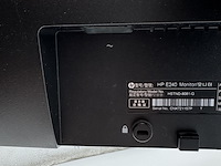 3x monitor (full hd / qhd mix), hp, 1x hp e240 & 2x hp24mq, zwart, 2016-2020 - afbeelding 13 van  13