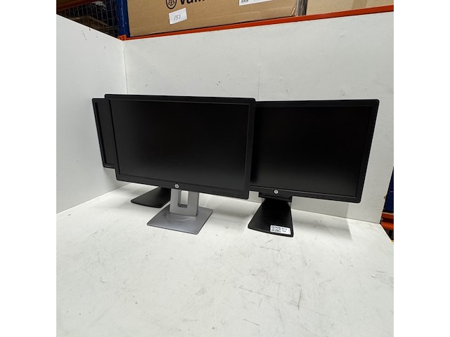 3x monitor, hp, elite e231 - afbeelding 1 van  4