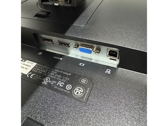 3x monitor, hp, elite e231 - afbeelding 3 van  4