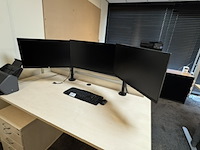 3x monitor hp en samsung - afbeelding 1 van  6