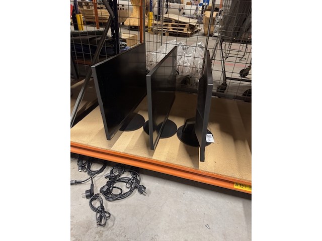 3x monitor, lenovo, s24-e10 - afbeelding 8 van  8