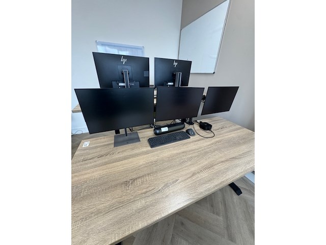 3x monitor met dockingstation, e24 g4 fhd, 2021 - afbeelding 2 van  8