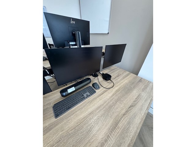 3x monitor met dockingstation, e24 g4 fhd, 2021 - afbeelding 5 van  8