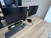 3x monitor met dockingstation, e24 g4 fhd, 2021 - afbeelding 5 van  8