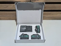 3x multi volt accu, hikoki, bsl 36a18x, en snellader uc18ysl3 - afbeelding 2 van  5